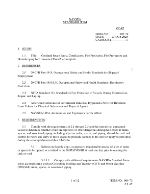 1 of 12 ITEM NO: 009-70 FY-25 NAVSEA STANDARD ...